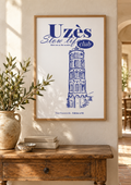 Poster premium en papier mat - Uzès Slow life Club